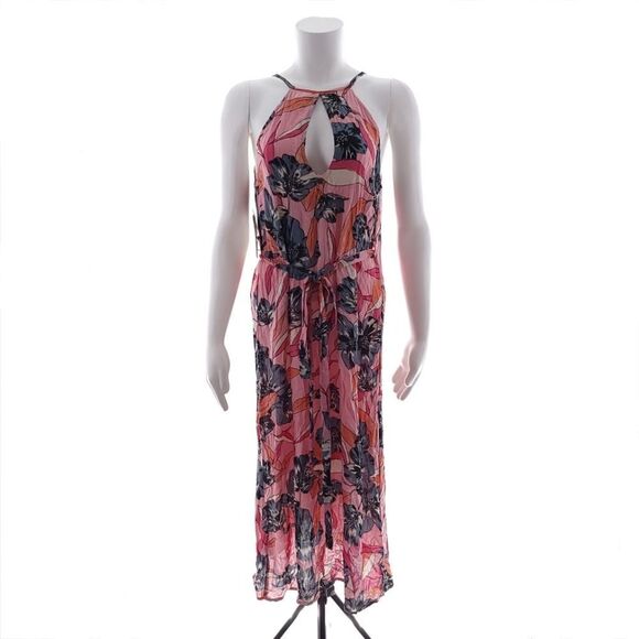 BILLABONG Aloha Babe Halter Wrap Dress Sz Small - Picture 1 of 8
